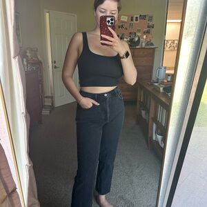 Abercrombie & Fitch High Rise Black Jeans